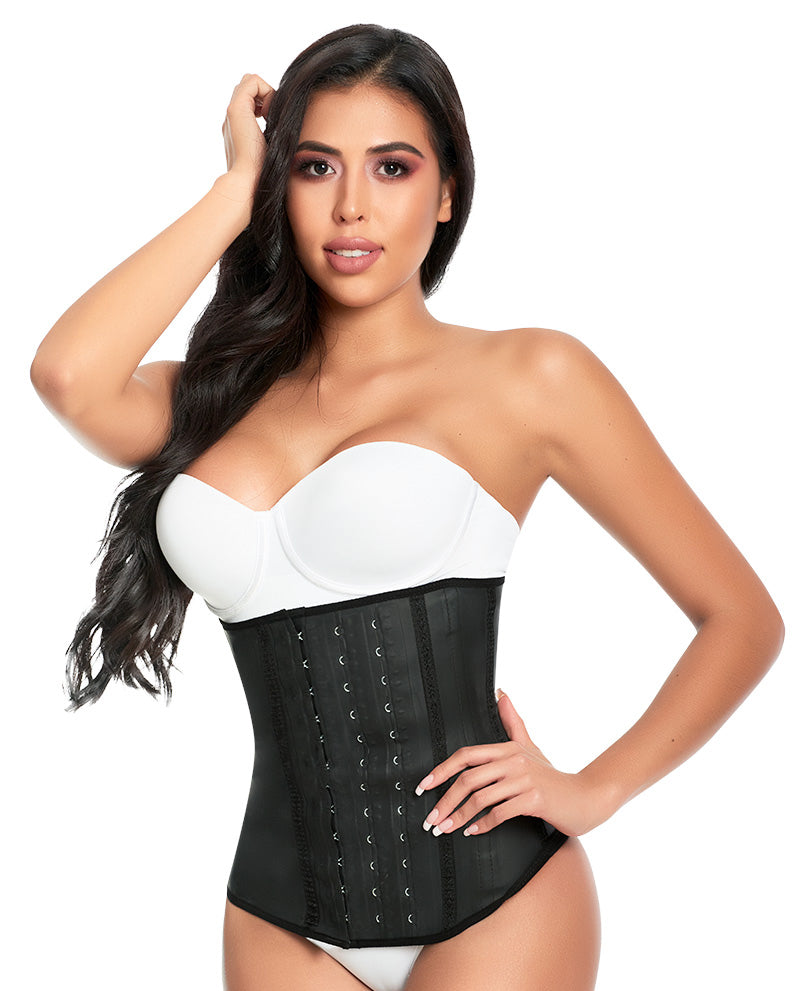 deluxe high compression latex waist trainer