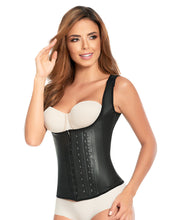 Load image into Gallery viewer, short torso latex vest trainer comes with thick straps