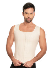 Load image into Gallery viewer, men latex vest waist trainer works 