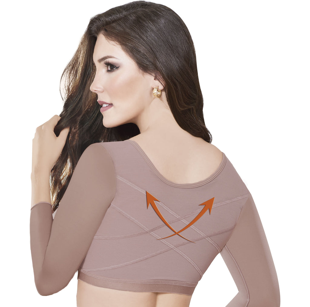 Paulina post-surgical bra controls