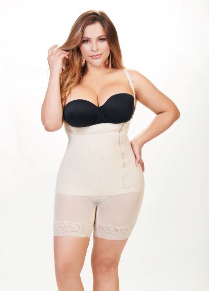 Candice short braless body shaper