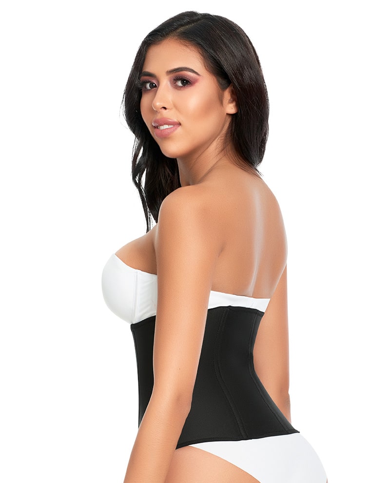 deluxe high compression latex waist trainer