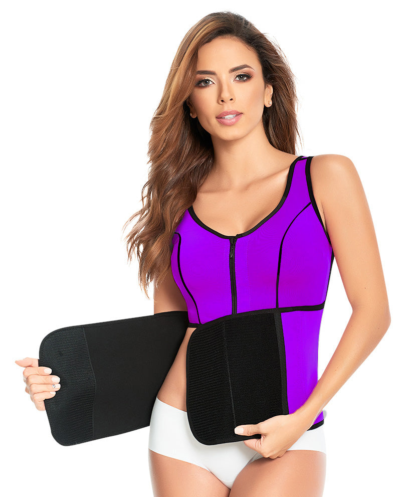 The fitness waist trainer belt