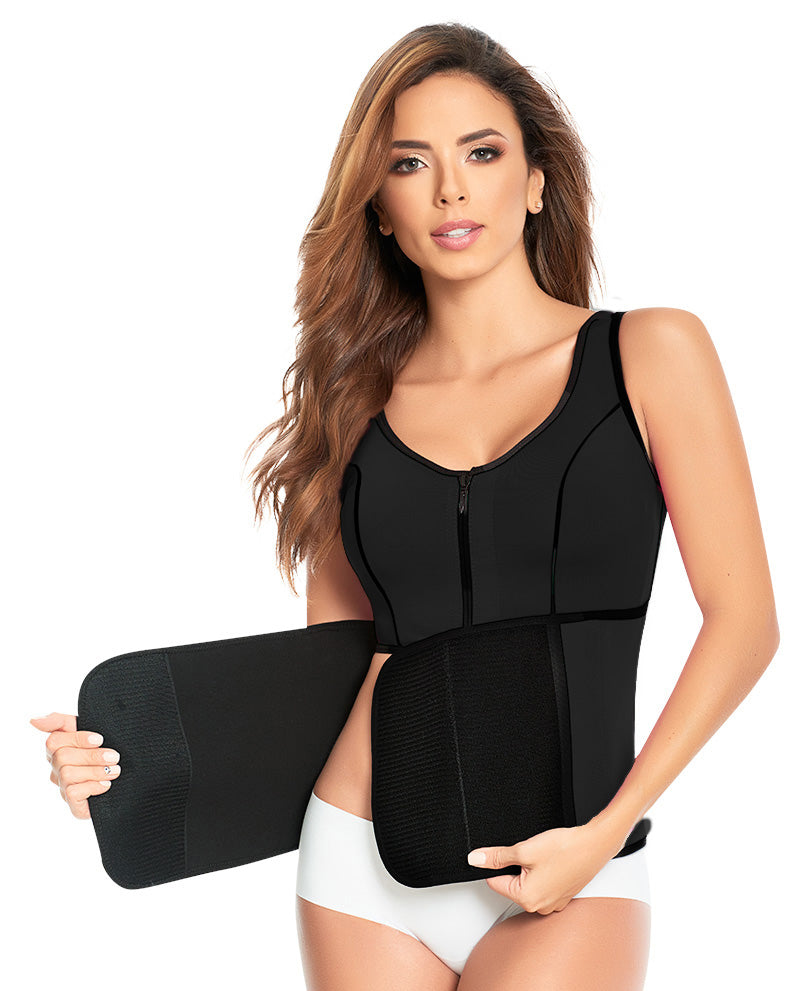 The fitness waist trainer belt