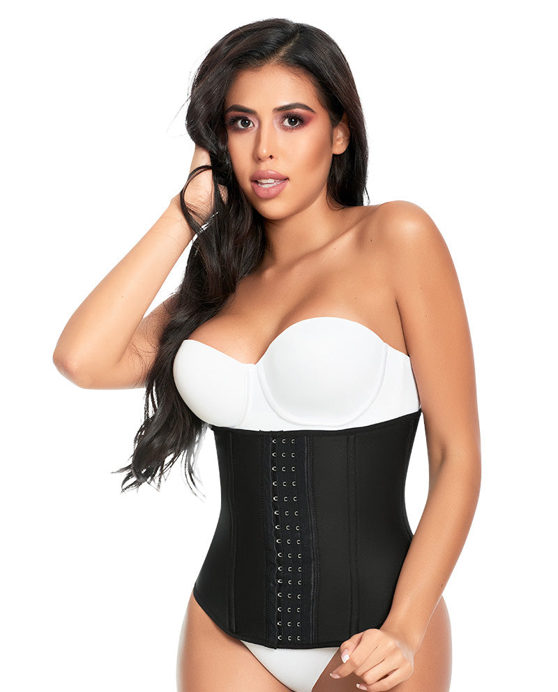 neo latex corset type waist trainer compresses